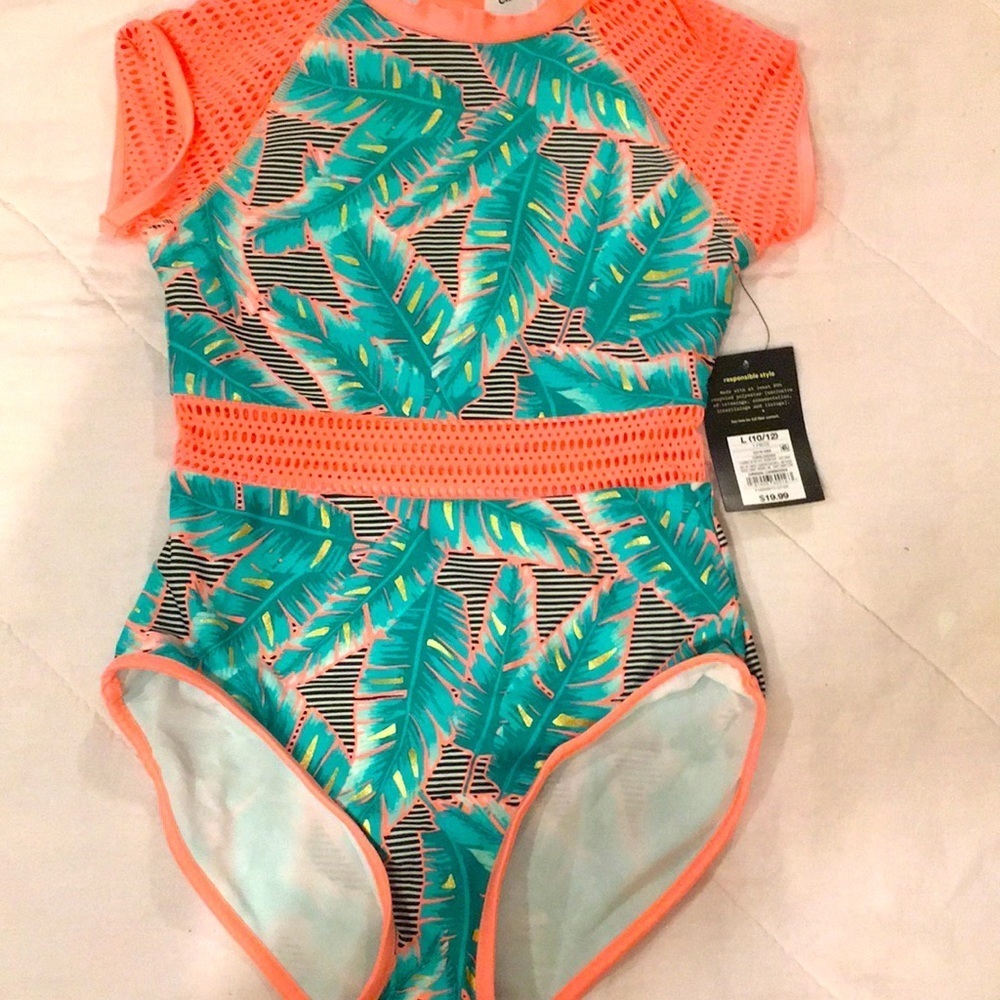 COPY - Art Class One Piece Swim Suit size L (10/12) (AT) - Picture 1 of 7